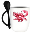 Кружка с ложкой