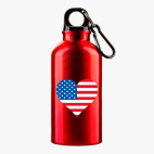 Металлическая бутылка 400 мл UV-DTF