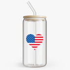 Банка с бамбуковой крышкой