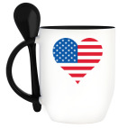 Кружка с ложкой