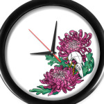 Хризантемы и череп