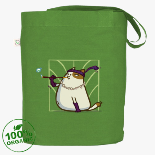 Сумка шоппер с принтом Кэтсби — Пятничный Котик №33