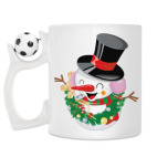 Кружка с футбольным мячиком