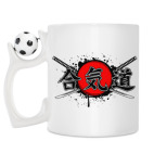 Кружка с футбольным мячиком