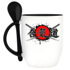 Кружка с ложкой