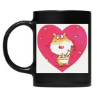 Кружка цветная UV-DTF