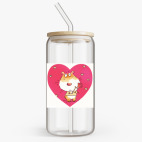 Банка с бамбуковой крышкой