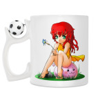 Кружка с футбольным мячиком