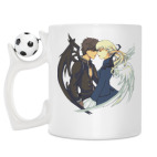 Кружка с футбольным мячиком