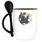 Кружка с ложкой