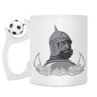 Кружка с футбольным мячиком