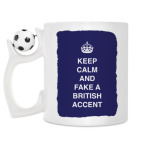 Кружка с футбольным мячиком