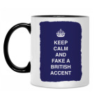 Кружка двухцветная