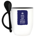 Кружка с ложкой