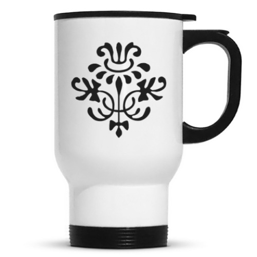 Кружка-термос с принтом Орнамент
