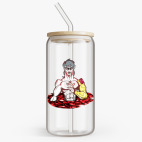 Банка с бамбуковой крышкой