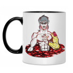 Кружка двухцветная