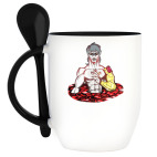 Кружка с ложкой