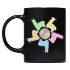 Кружка цветная UV-DTF