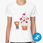 Женская спортивная футболка