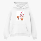 Толстовка худи оверсайз