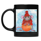 Кружка цветная UV-DTF