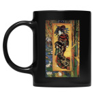 Кружка цветная UV-DTF