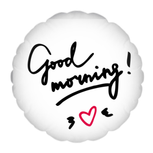 Подушка Good morning/Доброе утро