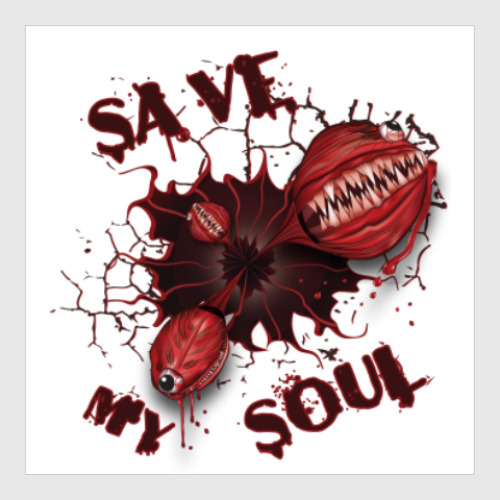Постер с принтом Спасите мою душу