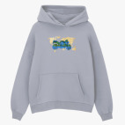 Толстовка худи оверсайз