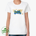 Женская футболка органик