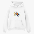 Толстовка худи оверсайз