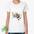 Женская футболка органик