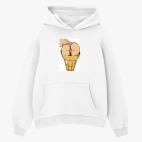 Толстовка худи оверсайз