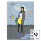 девушка с зонтом