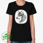 Женская футболка органик