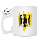Кружка с футбольным мячиком