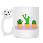 Кружка с футбольным мячиком