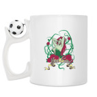 Кружка с футбольным мячиком