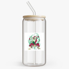 Банка с бамбуковой крышкой