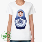 Женская футболка органик