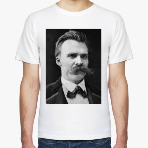 Футболка с принтом Ницше