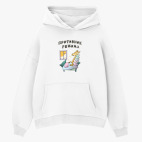 Толстовка худи оверсайз