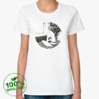 Женская футболка органик
