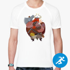 Мужская спортивная футболка