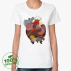 Женская футболка органик