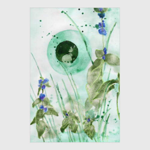 Постер с принтом Мятное утро