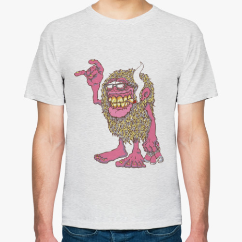 Футболка с принтом Монстр