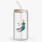 Банка с бамбуковой крышкой