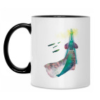 Кружка двухцветная